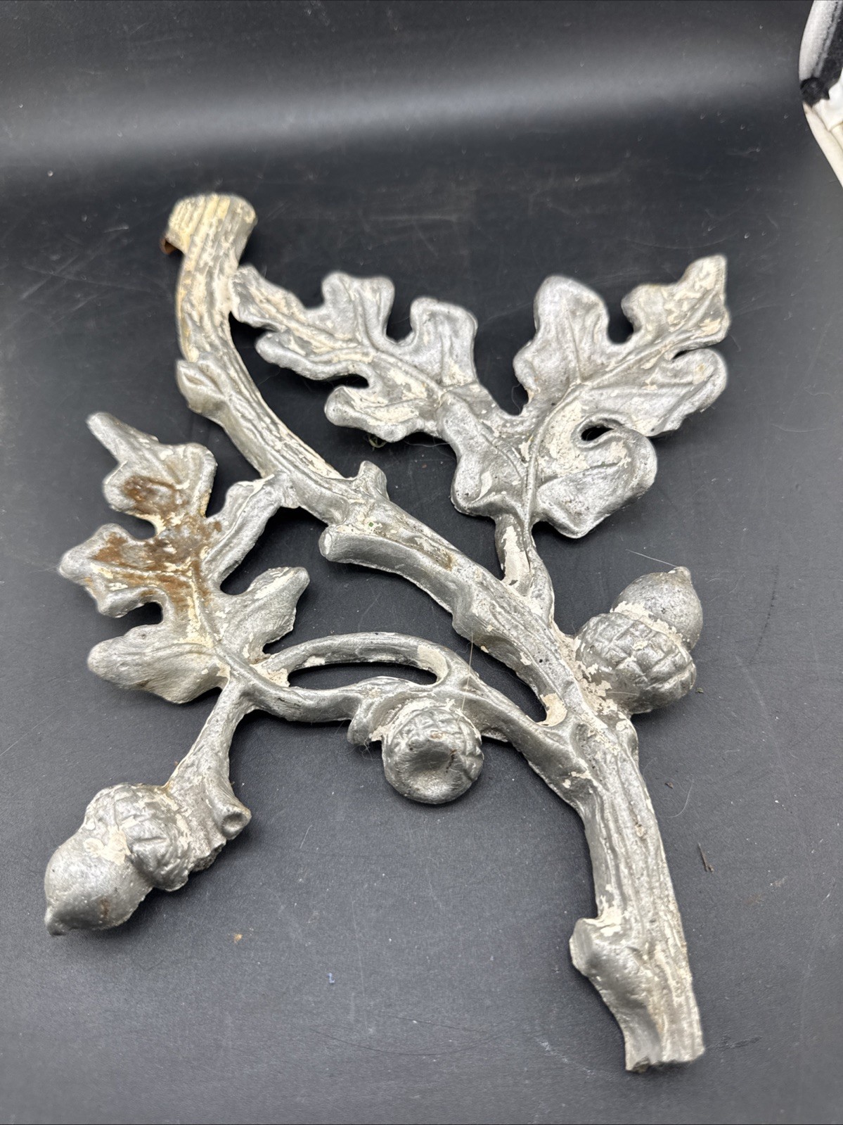 Vintage Cast Iron Oak Leaf And Acorn