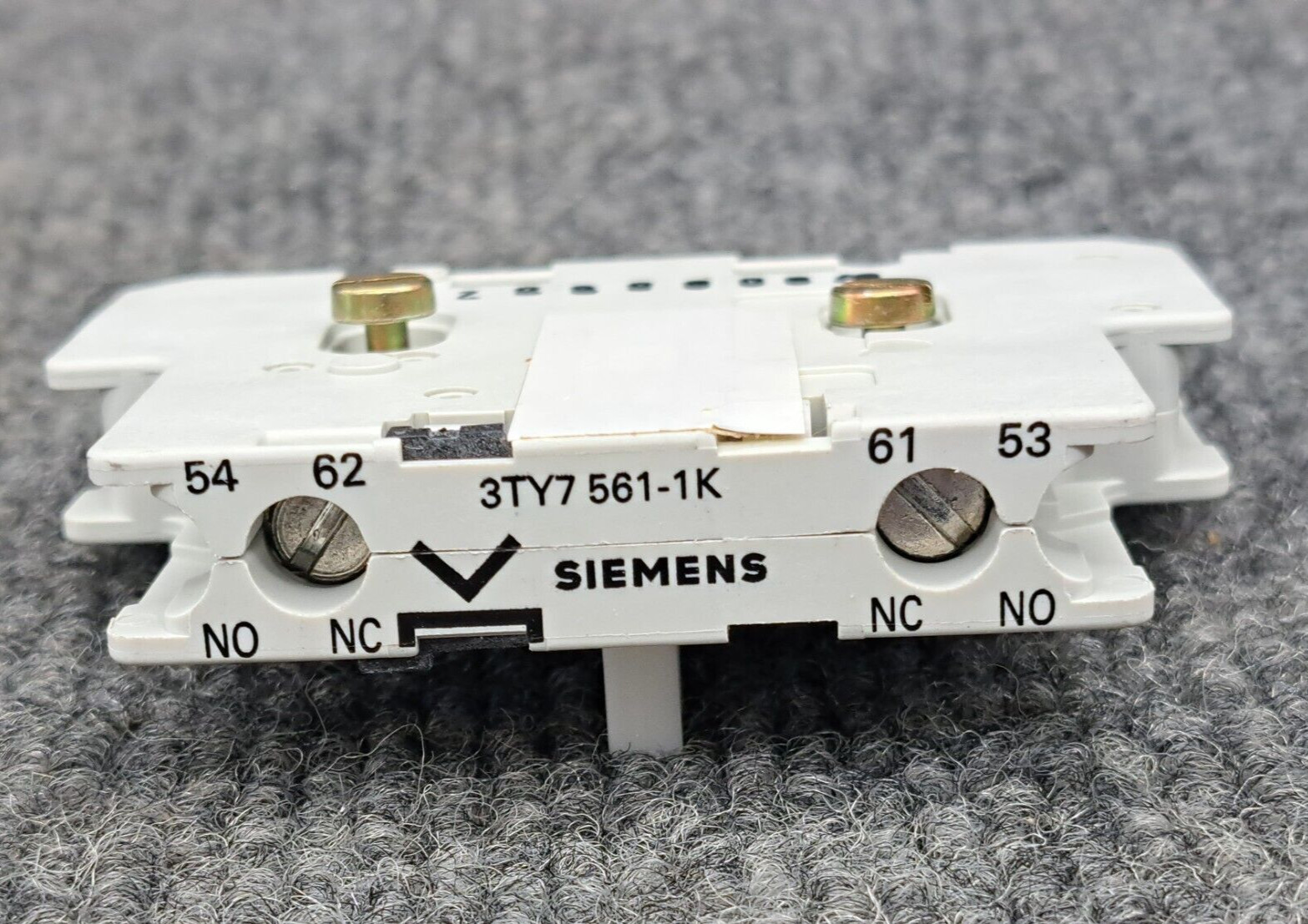 Siemens 3TY7 561-1K Auxiliary Switch Contact Block  1 NO + 1 NC 3TY5611K