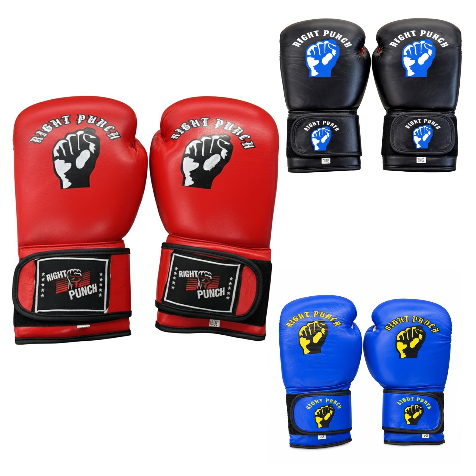 Premium Cowhide Leather Boxing Gloves – Professional Training & Sparring Gloves