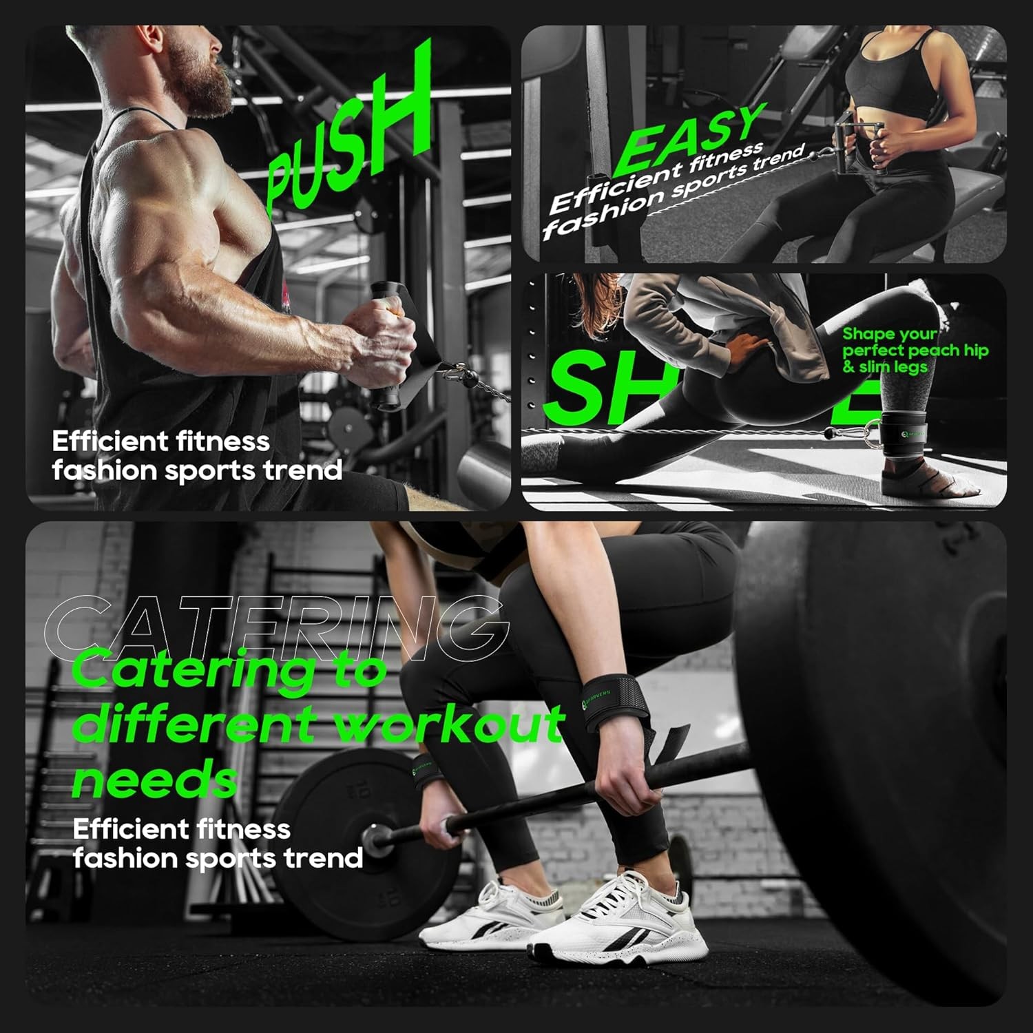 Cable Machine Attachment LAT Pulldown Attachments Cable Machine Accessories for