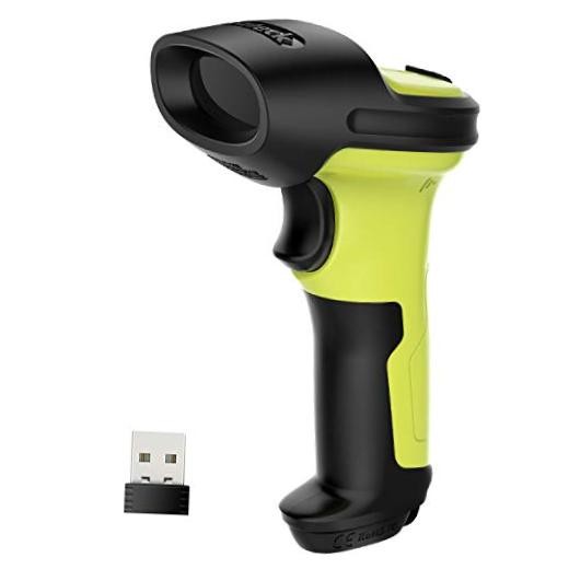 Barcode Scanner, Wireless Scanner, 2600mAh Battery, 35M Range, Automatic