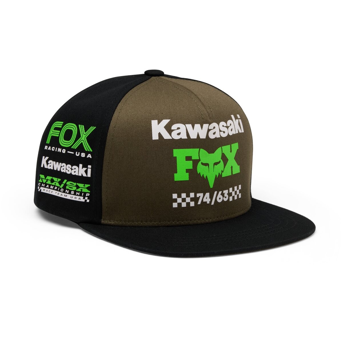 Fox Youth Black Kawi Snapback Hat 38296-001-OS