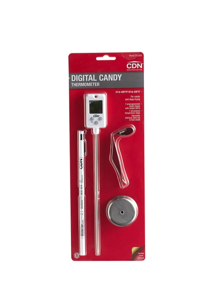 CDN Digital Pre-Programmed & Programmable Thermometer DTC450 Candy/Deep Frying