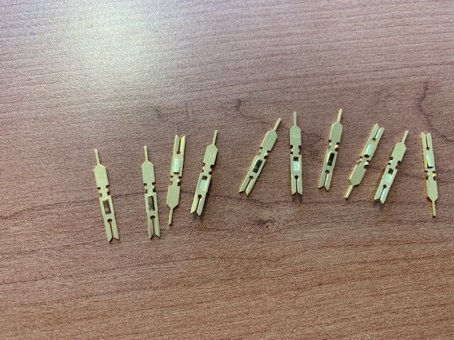 10 pieces original EDAC PCB solder contact male/fem gold-plated new product f...