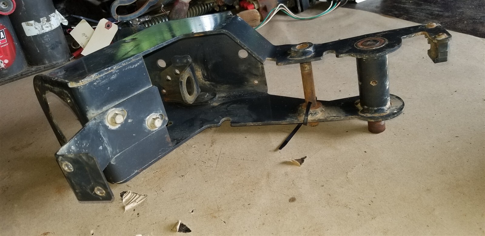 Bobcat 325, 328, 331 console bracket with pins 6811751