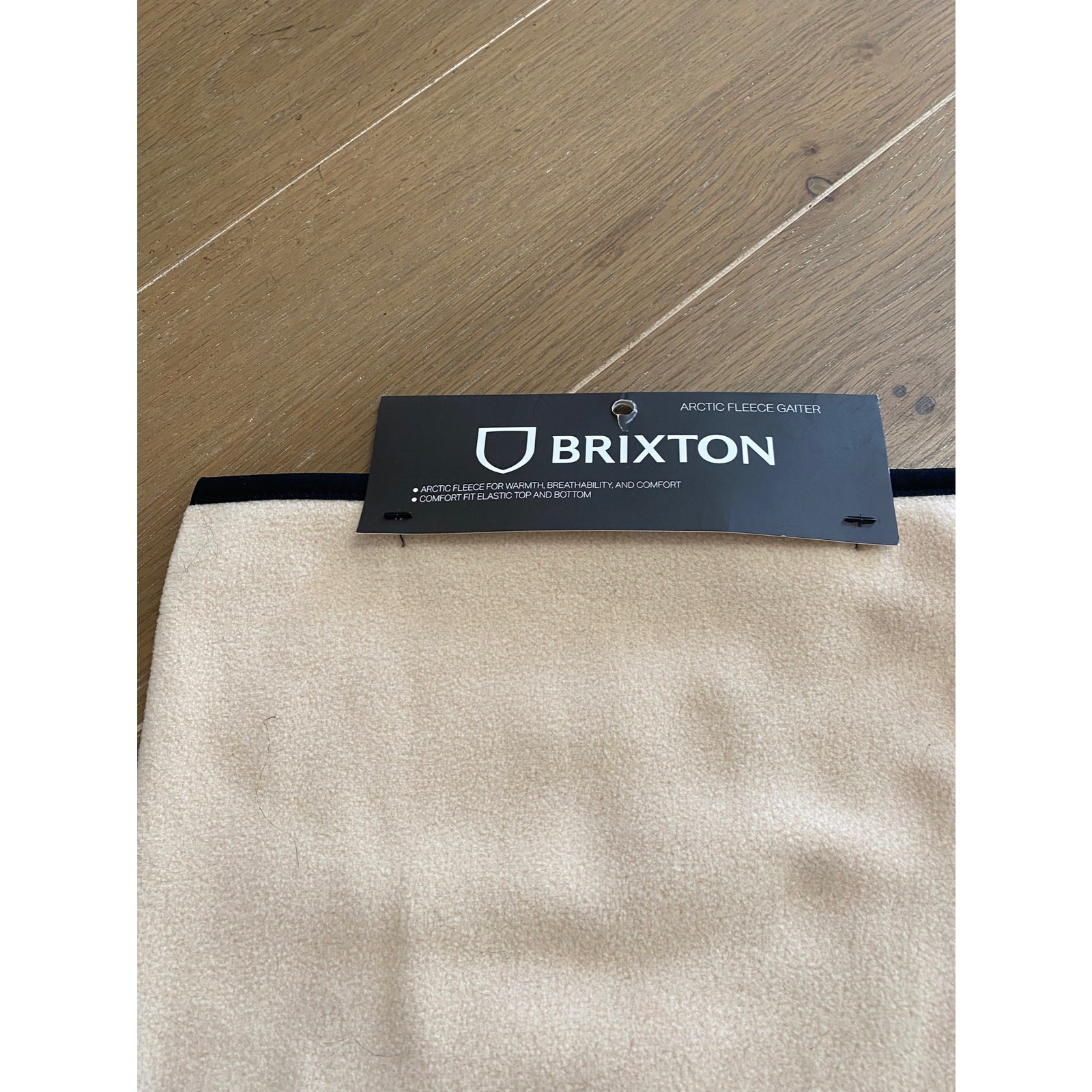 NWT Brixton arctic fleece gator cream and black
