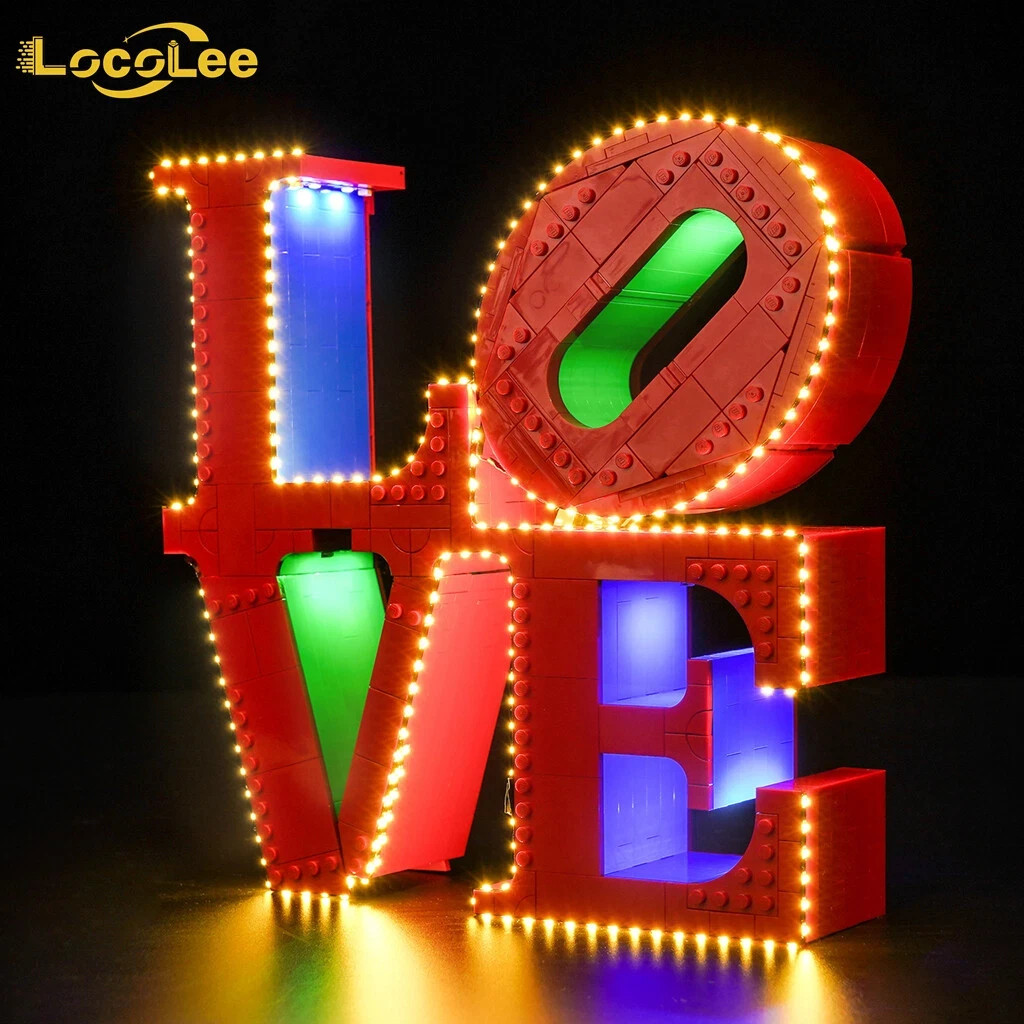 LocoLee LED Light Kit for LEGO Set 31214 LOVE - Lights Only No Legos - US Seller