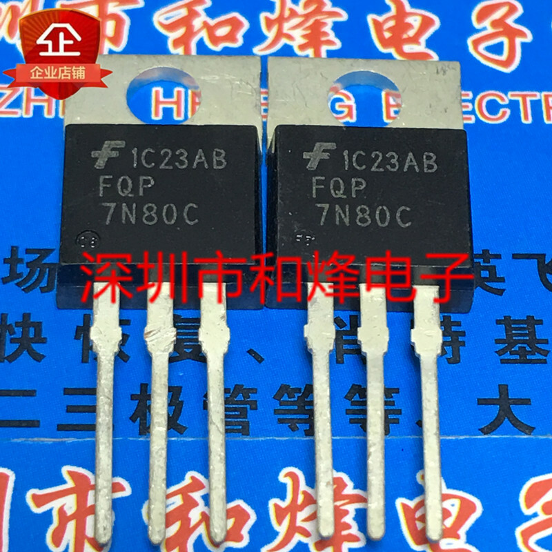 10PCS FQP7N80C TO-220