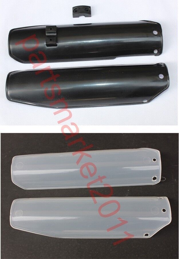 Color UP and Down Front Forks Guards Plastics Covers Pit Dirt Bikes Fork Fenders
