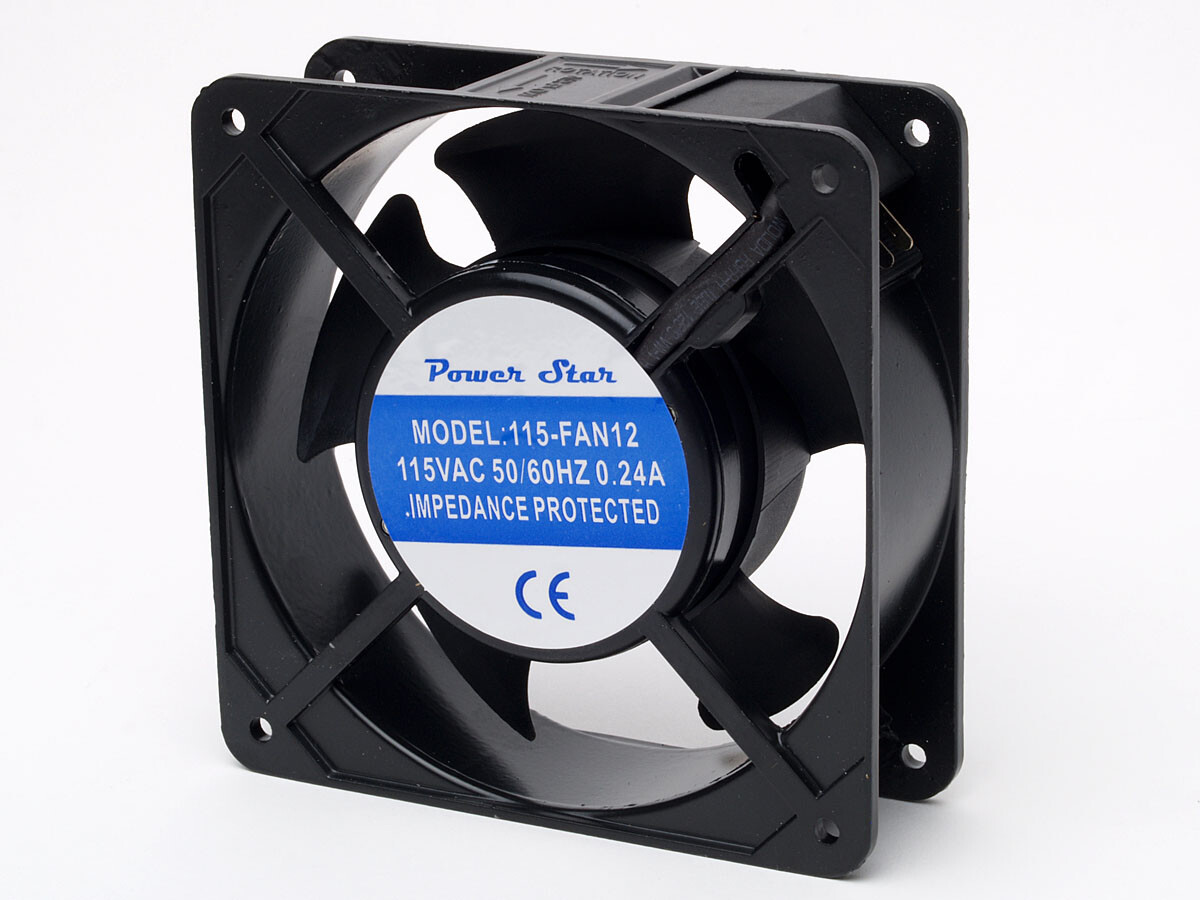 Power Star Fan Axial 115V 4.5 Inch 120x38mm Metal Case Casing 110V 120V