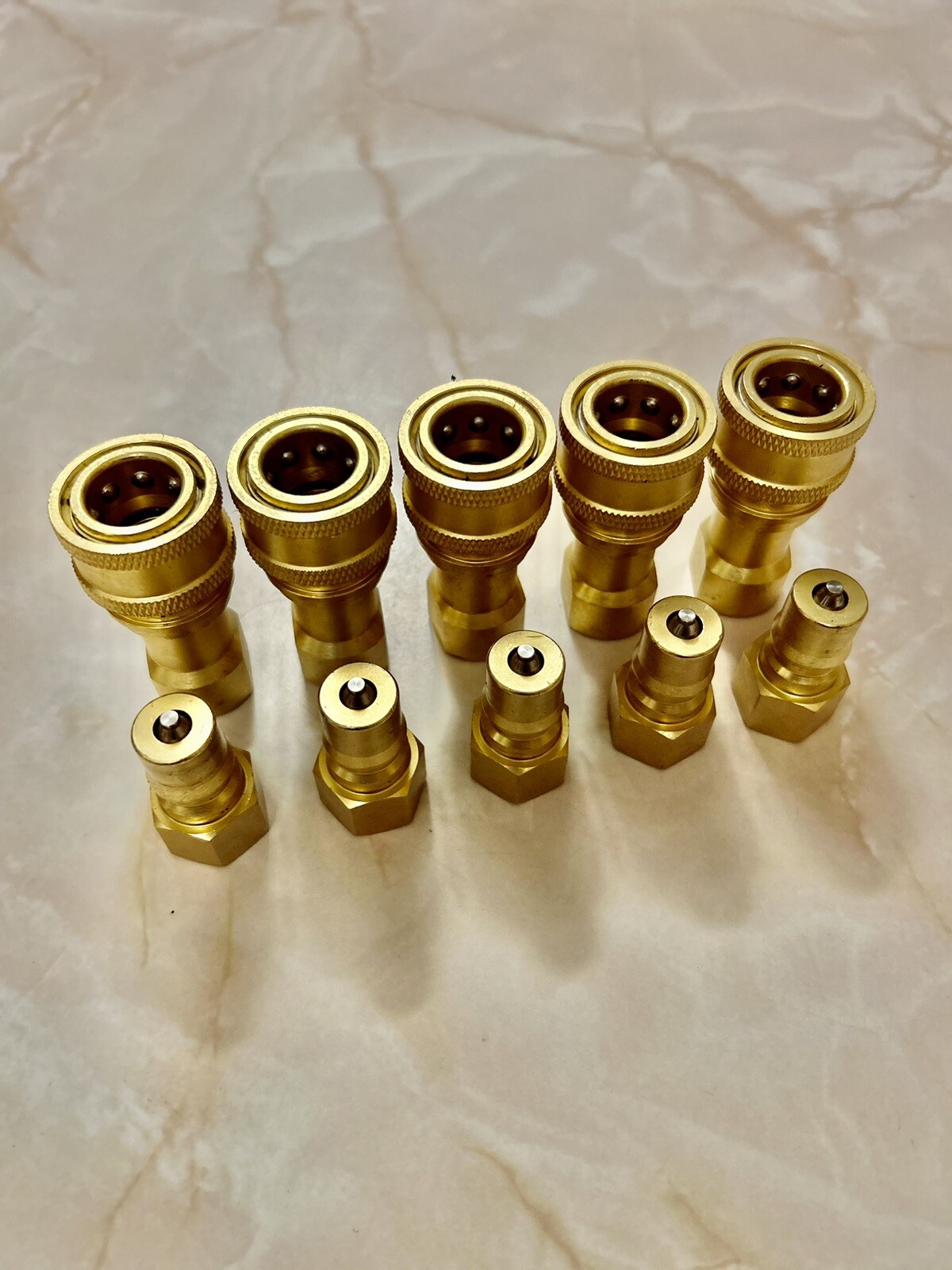 1/4" Quick Connect / Disconnect for Carpet Cleaning Male & Female Set of ( 5 ).