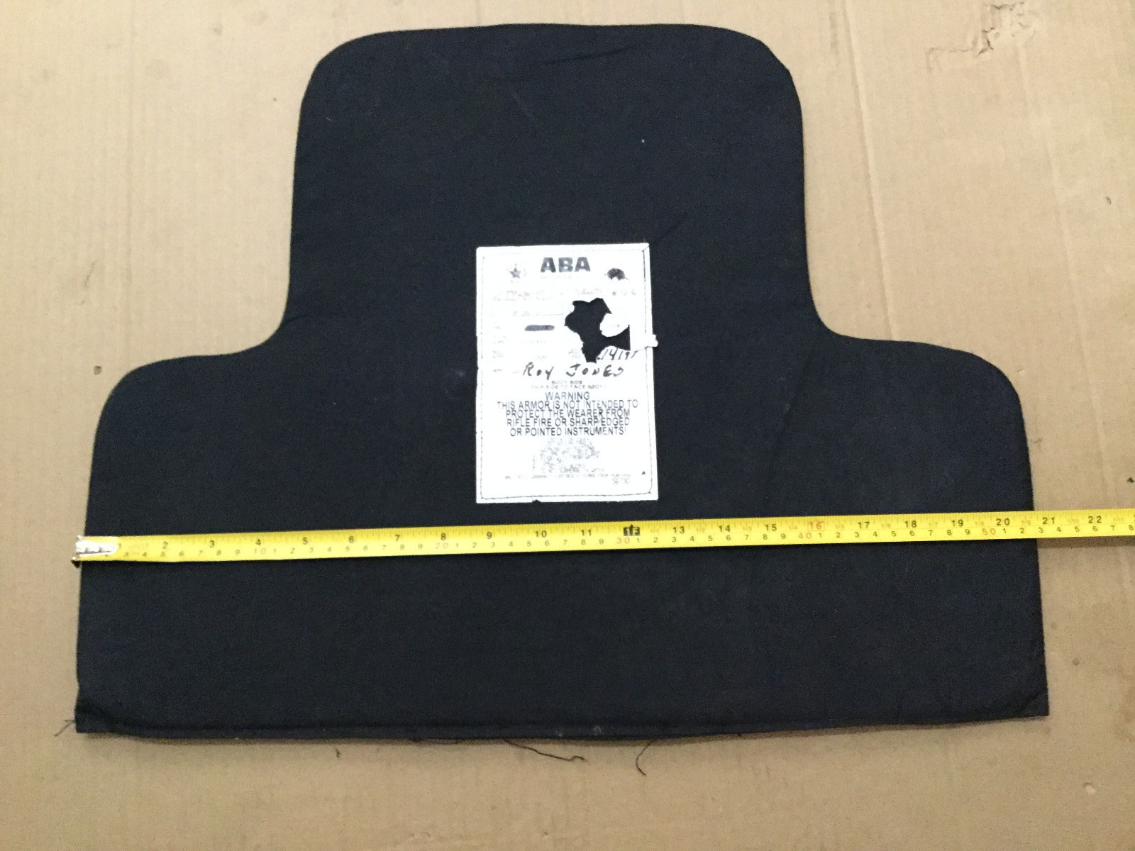 bullet proof  lvl II body armor ballistic armor in fair to good condition 23456