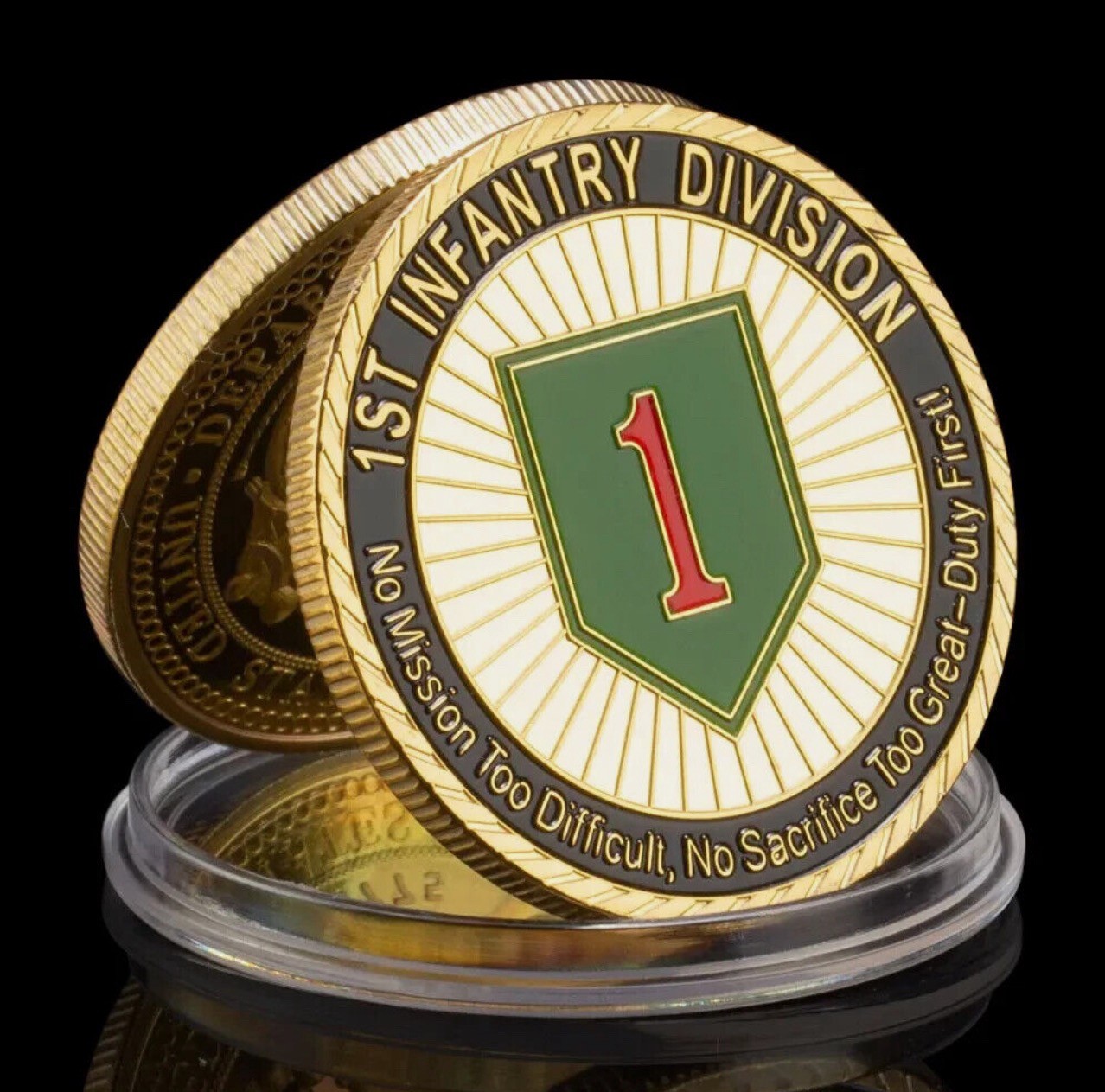U.S. Army 1st Infantry Division Challenge Coin ·IN STOCK· ·FAST SHIPPING· ·NEW·