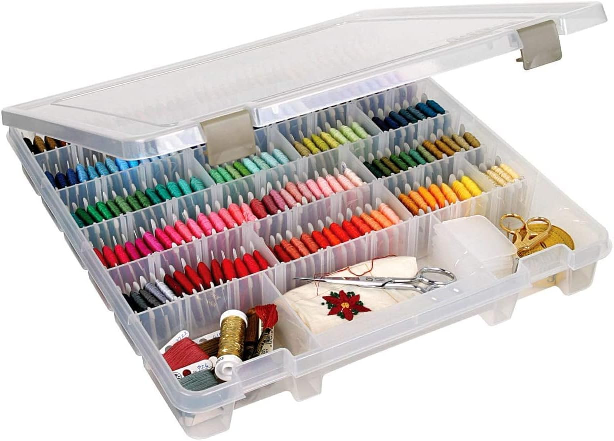 9101AB Super Satchel Slim with Removable Dividers, Art & Craft Organizer, [1] Pl