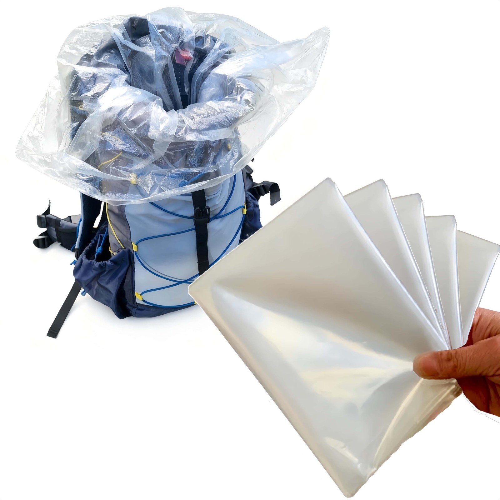 Nylon Pack Liner Backpacking Bags 20x36 Inch 10 PCS HeavyDuty 5.5 Mil