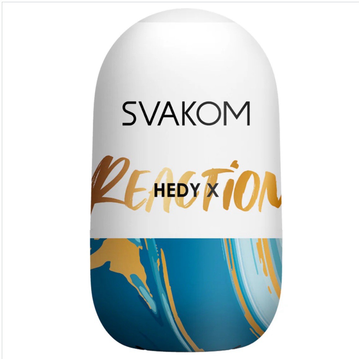2 Pc Svakom Hedy X Reusable Stroking Sleeve - Reaction Texture set of