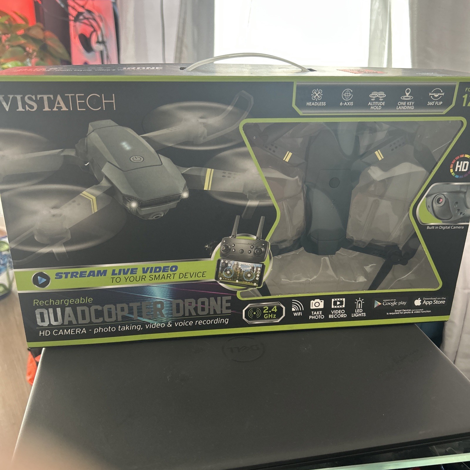 Drone Quadcopter Rechargeable Stream Live Video Vistatech 2.4GHz Brand New