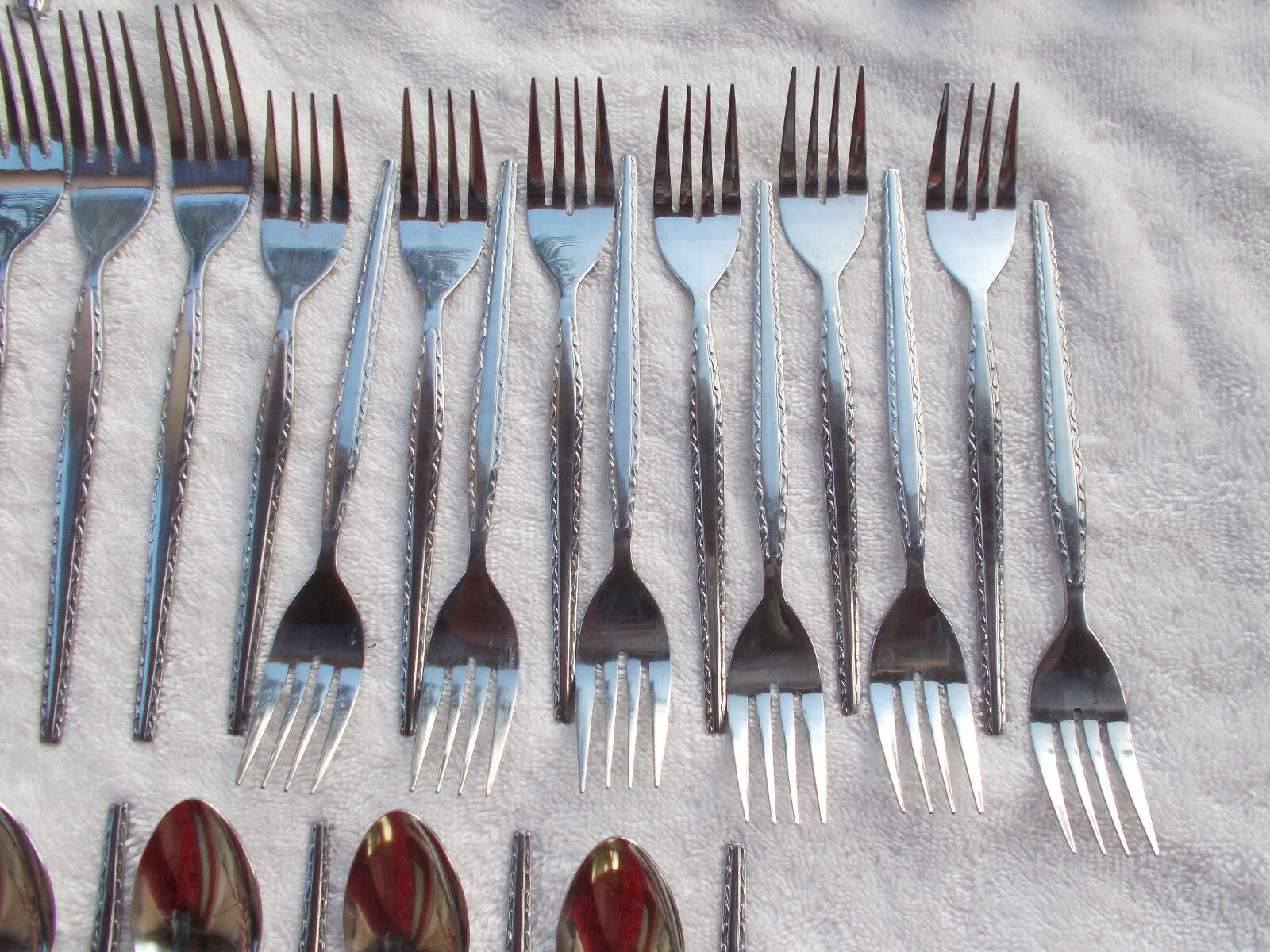 12 Place 60pcs Rogers Stanley Roberts ENSENADA Stainless Flatware Setting set