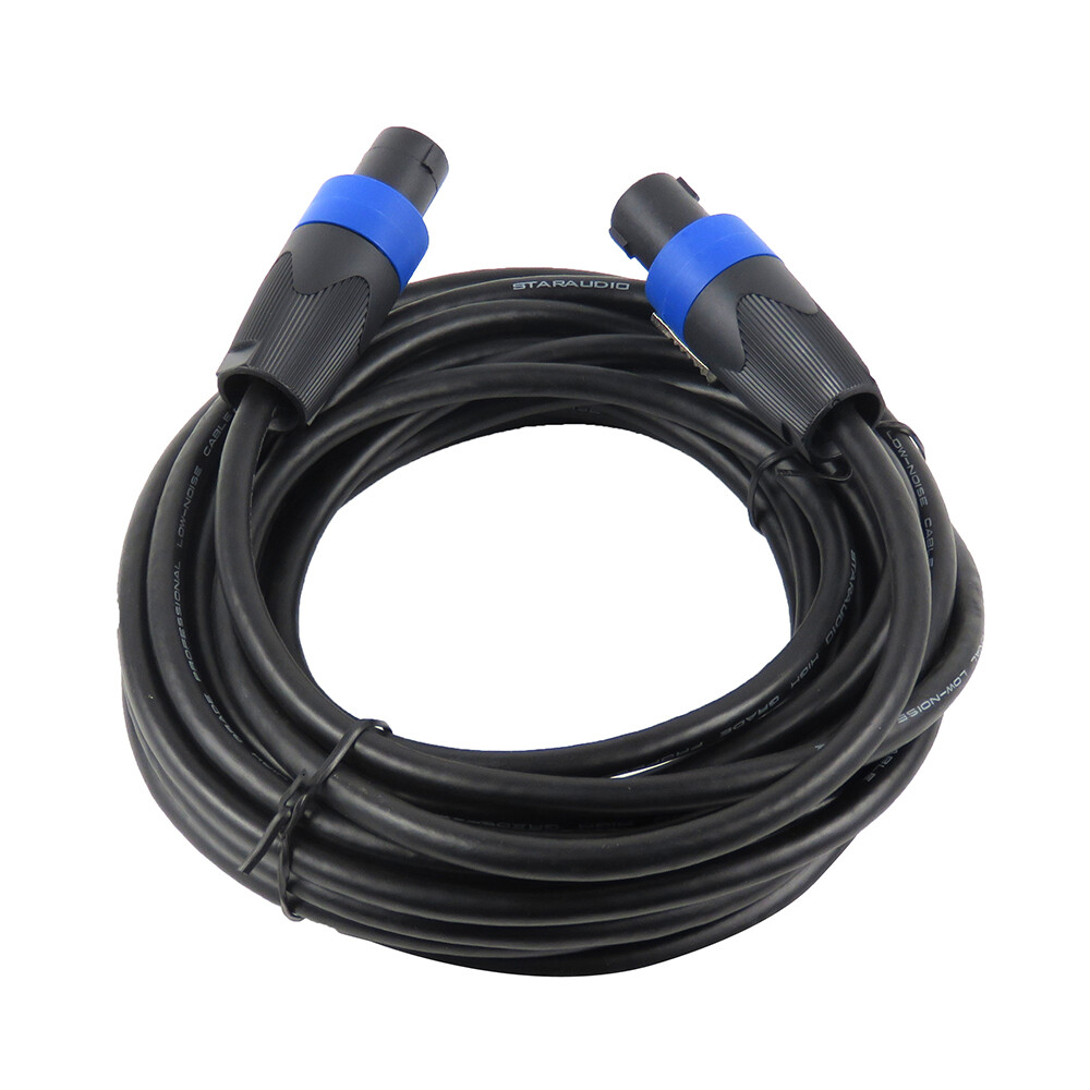 25ft Studio Speakon Male Cable to Speaker Speakon Male Speakon Cable for Audio