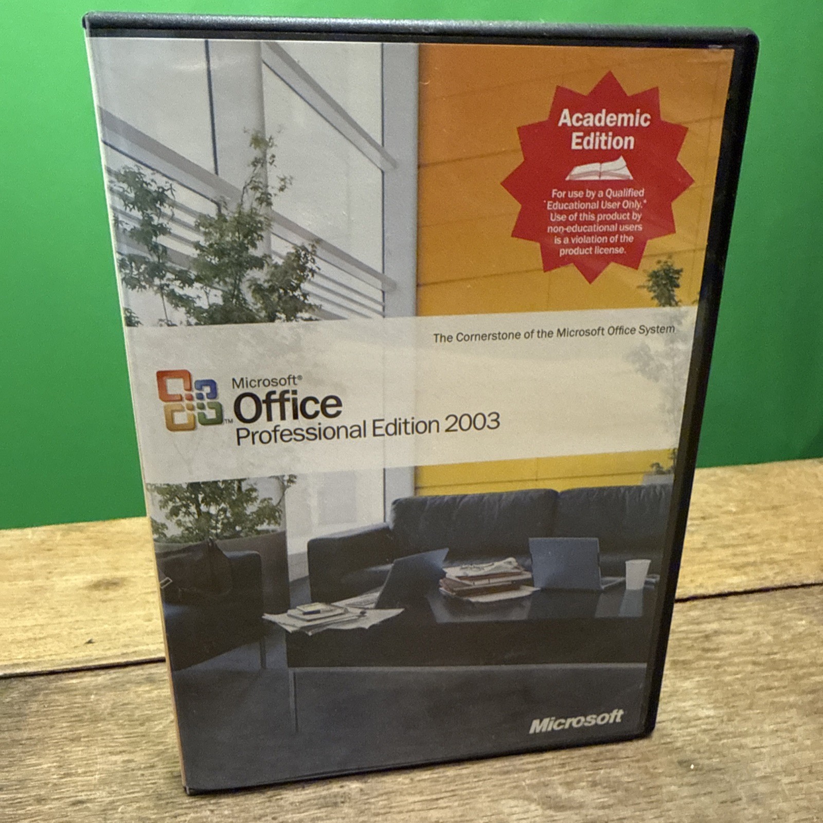 Microsoft  Office Professional Edition 2003- 3 Disc Set with key - Discs MINT
