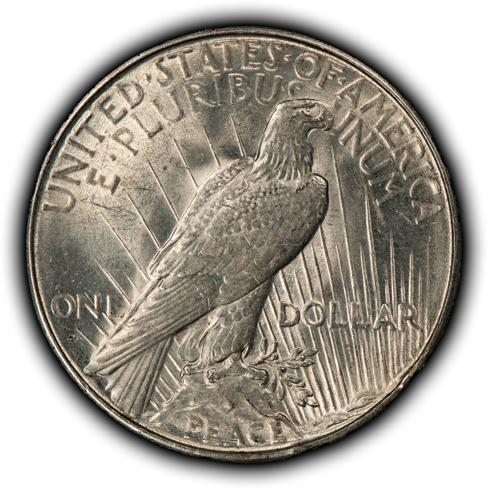 1934-D $1 Silver Peace Dollar - AU/UNC - SKU-D7823