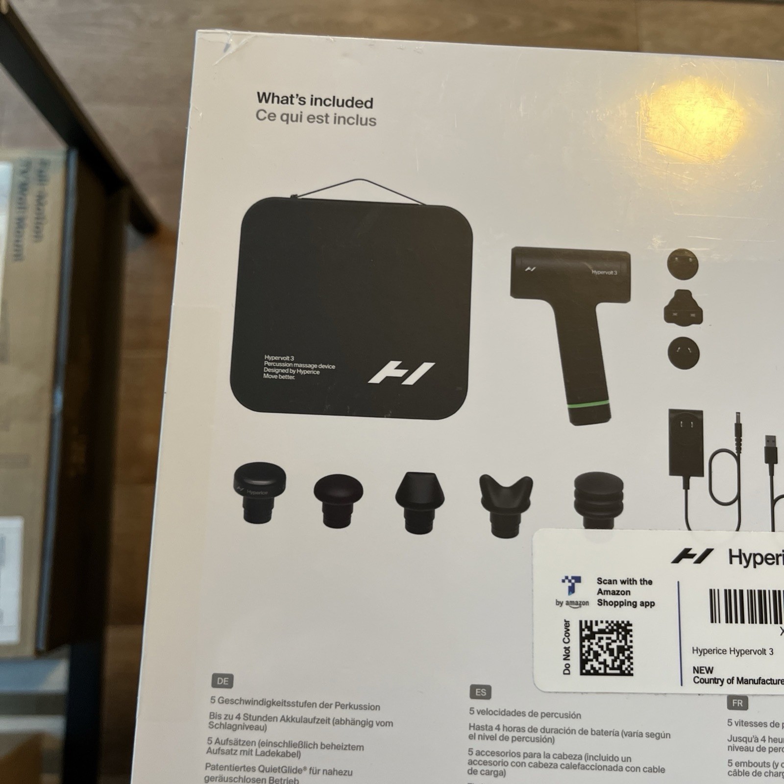 ‼️ Hyperice Hypervolt 3 Percussion Massage Gun Black - BRAND NEW Sealed! ‼️