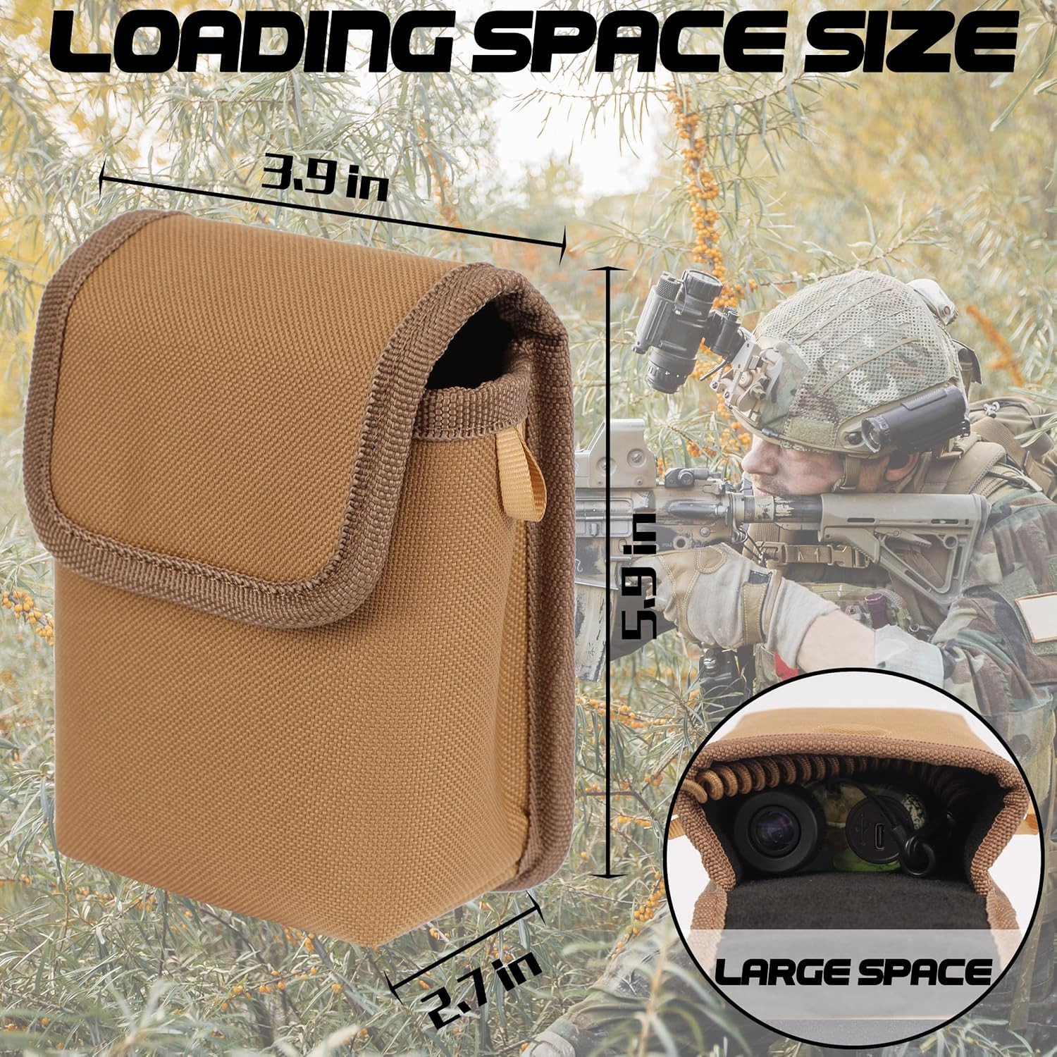 Rangefinder Pouch - Ultimate Protection Your Hunting Accessories (Brown)