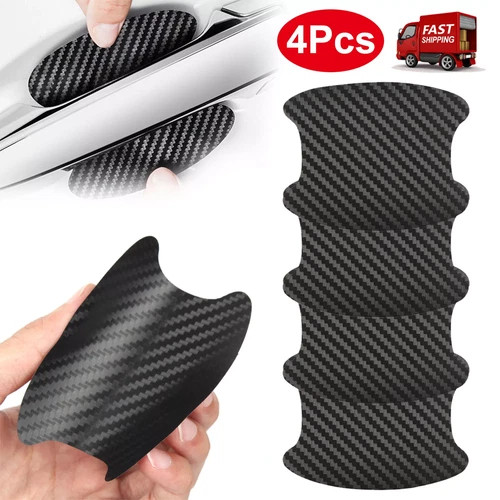Carbon Fiber Car Door Handle Film Protector Anti-Scratch Sticker Car Accessories