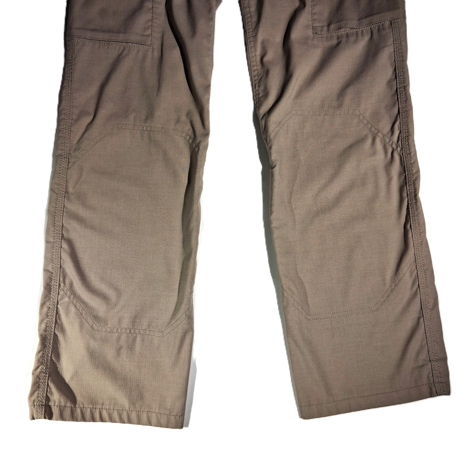 FIRST TACTICAL PANTS wms 8 Tall Defender-124002 Tan Pockets Double Knee EUC