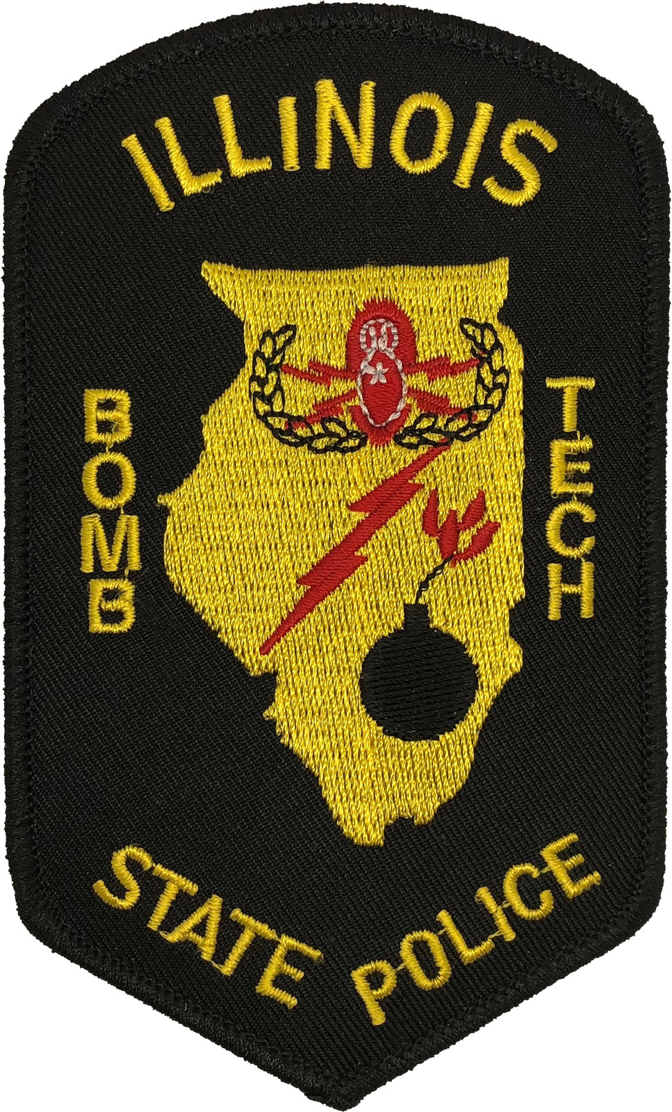 ILLINOIS STATE POLICE SHOULDER PATCH: Bomb Tech