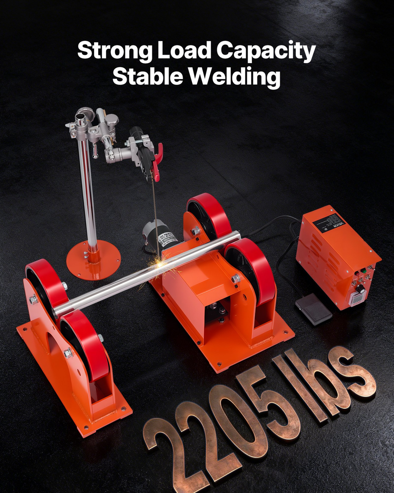 2205lb Turning Rolls Linkage Roller Adjustable Pipe Welding Positioner