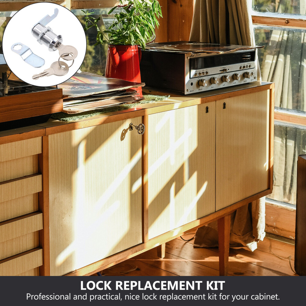 Cam Lock Desk Drawer File Cabinet Locks Mailbox Replacement with Key