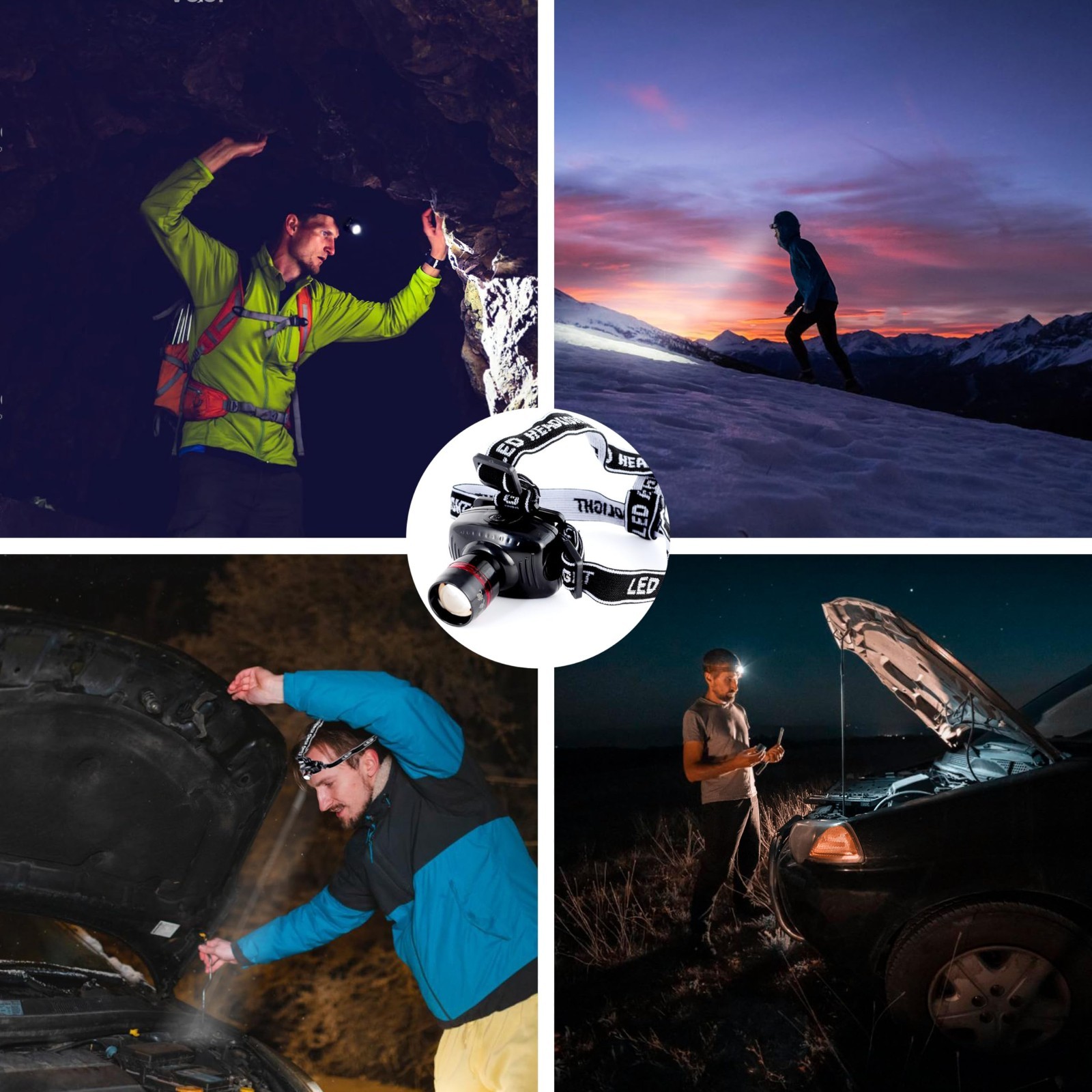Emergency Roadside Kit with Jumper Cables, Car Safety Essentials & Tools