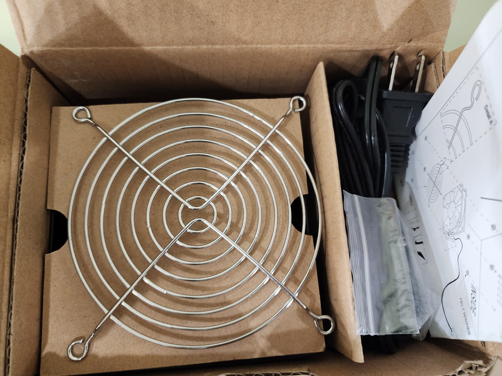 Global Industrial #249189 Computer Cabinet AC Fan Kit