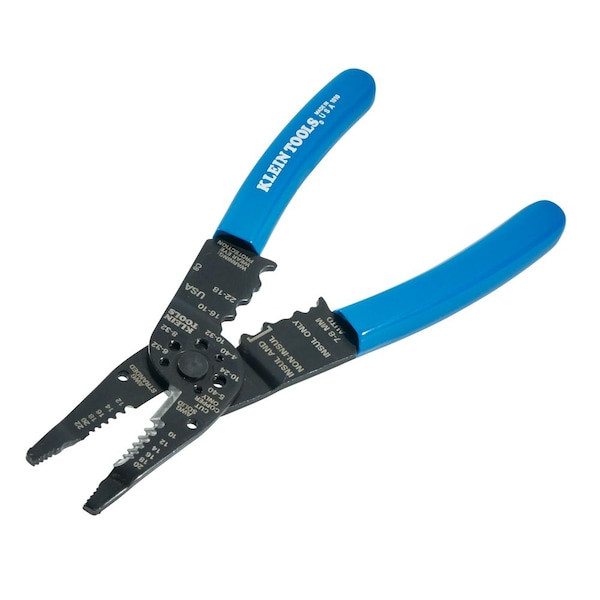 Klein Tools 1010 Long Nose Multi Tool Wire Stripper, Wire Cutters, Crimping