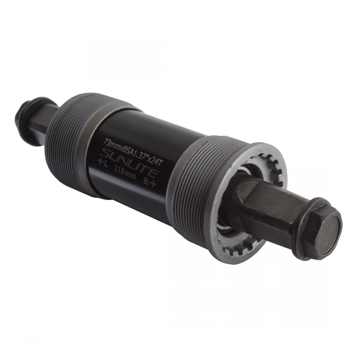 Sunlite SL-26 Square Taper JIS BSA Bottom Bracket with Sealed Bearings, Steel &