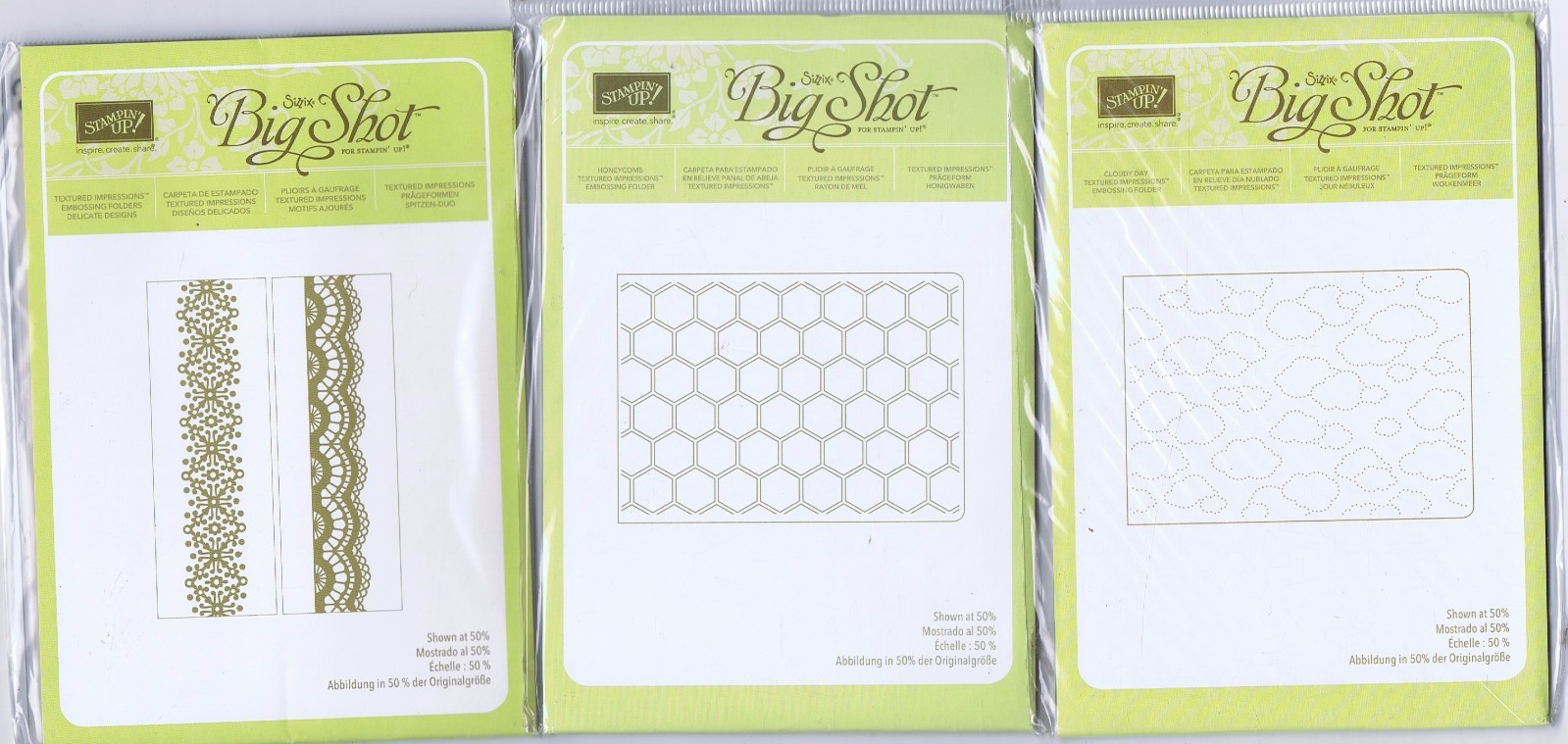 Lot of 3 Big Shot Stampin Up-New