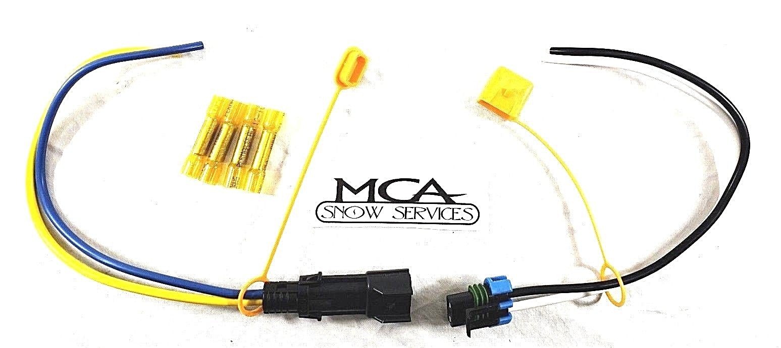 BUYERS SALTDOGG WIRE HARNESS REPAIR 2 WIRE CONNECTOR WITH COVERS 10 GA WIRE