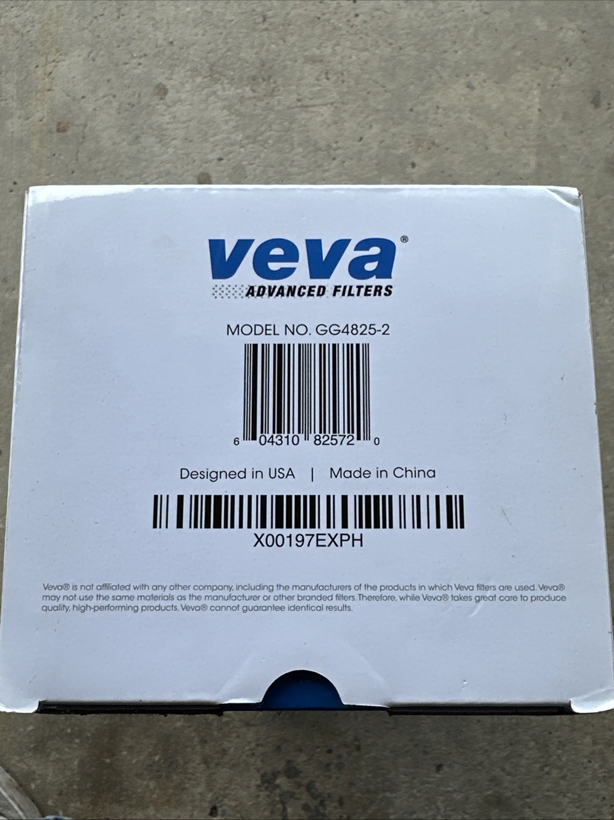 VEVA Filter B Premium HEPA 2 Filters & 8 Carbon Pre Filters GG4825-2 New Open Bx
