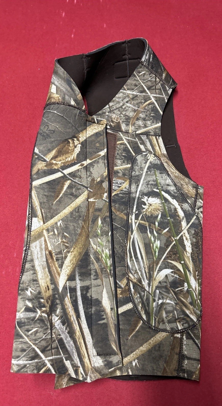 Cabelas Northern Flight Dog Vest Mossy Oak Pattern Size XL Camo Hunting Dog