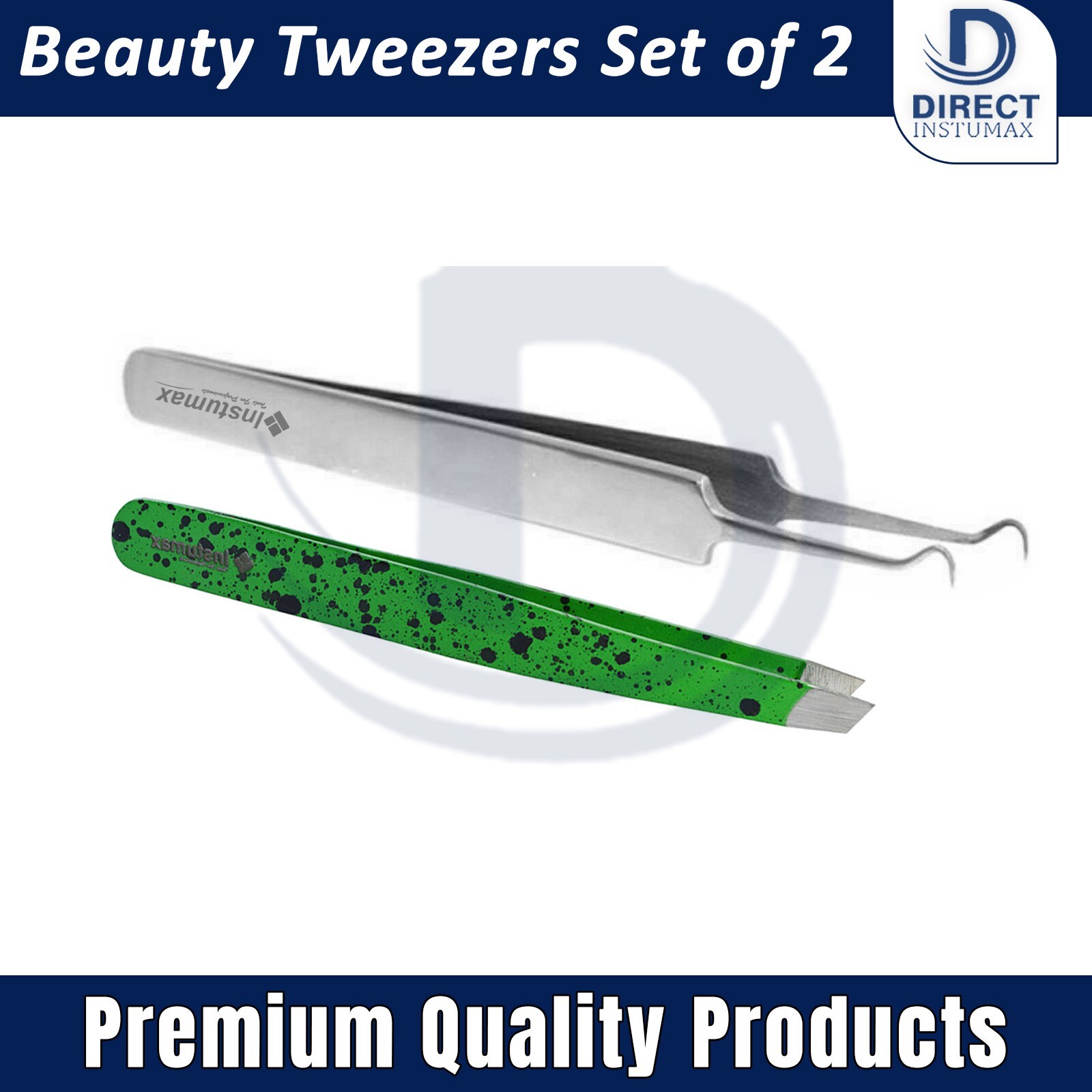 Professional Blackhead Remover Curved Tweezer Eyebrow Hair Tweezers Beauty Tools