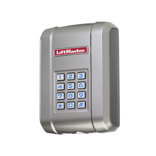 Liftmaster KPW250 250 Code Wireless Commercial Keypad LED Backlight Metal Keypad