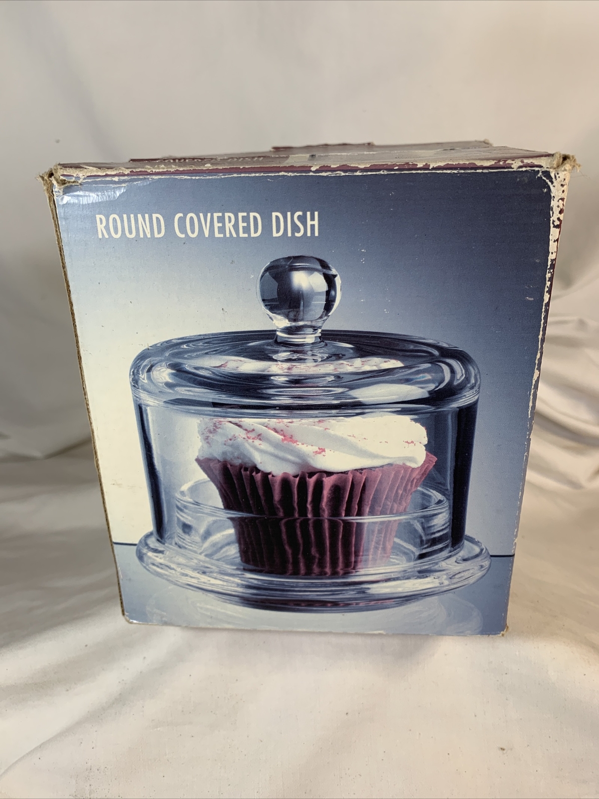 Clear ~ Round Covered Dish 3.5" Tall ~ CH-8950