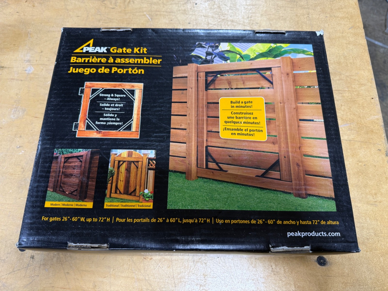 Peak Heavy-Duty Steel Gate Hardware Kit PEAK GATE KIT 2440 -ITEM#974