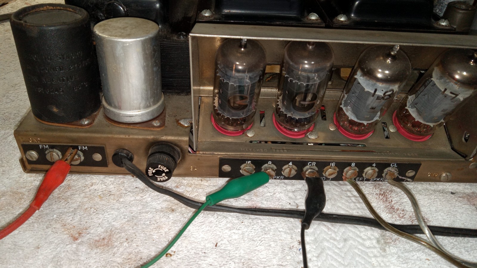 Sherwood S-8000 IV Stereo Tube Amplifier FM Tuner Works Sounds Nice