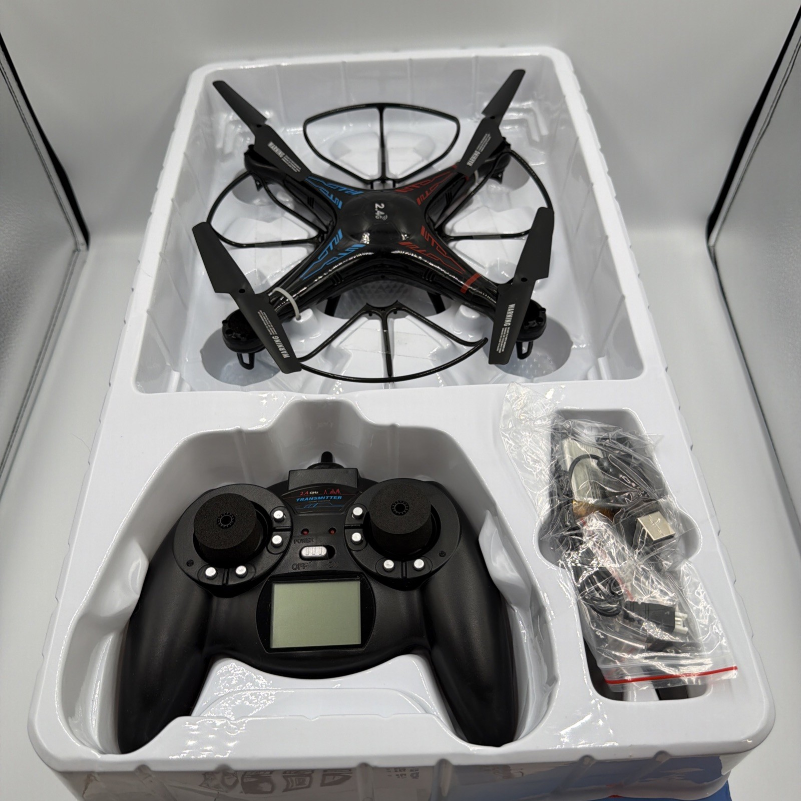 2.4G-4CH Sky Master Quadcopter Remote Control Drone Sky Phantom NEW Open Box
