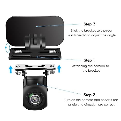 Back Up Camera License Plate Mount, Universal Backup Camera Mounting Bracket