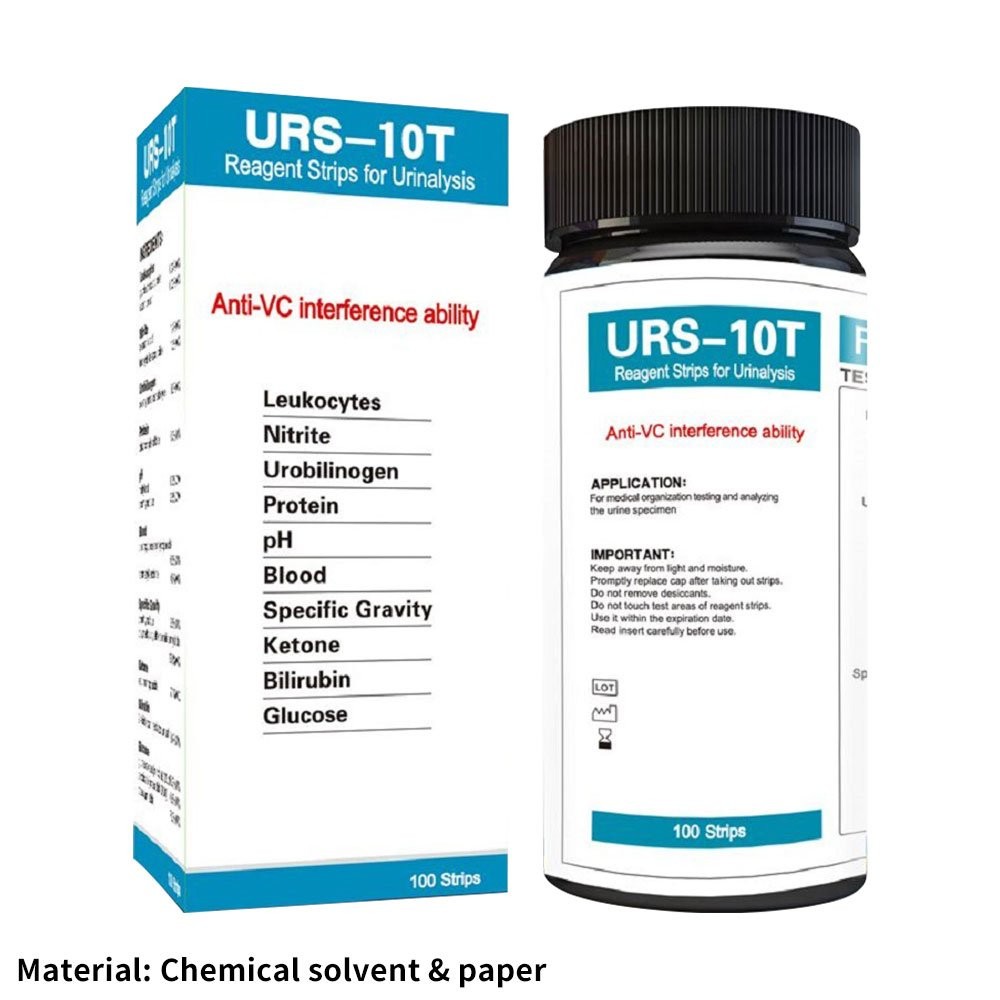 10 in1 Urine Test Strip 10 Parameters Testing pH Protein Kidney & Liver Function