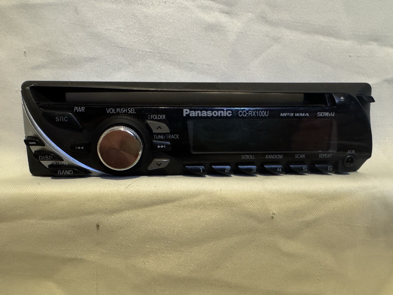 PANASONIC CQ-RX100U STEREO FACEPLATE PANASONIC CQ-RX100U FACEPLATE