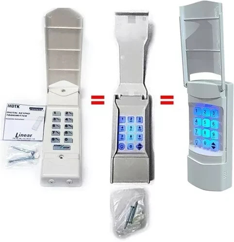 Mega Code / Linear MDTK Keypad Transmitter Wireless Radio Control Gate Operators